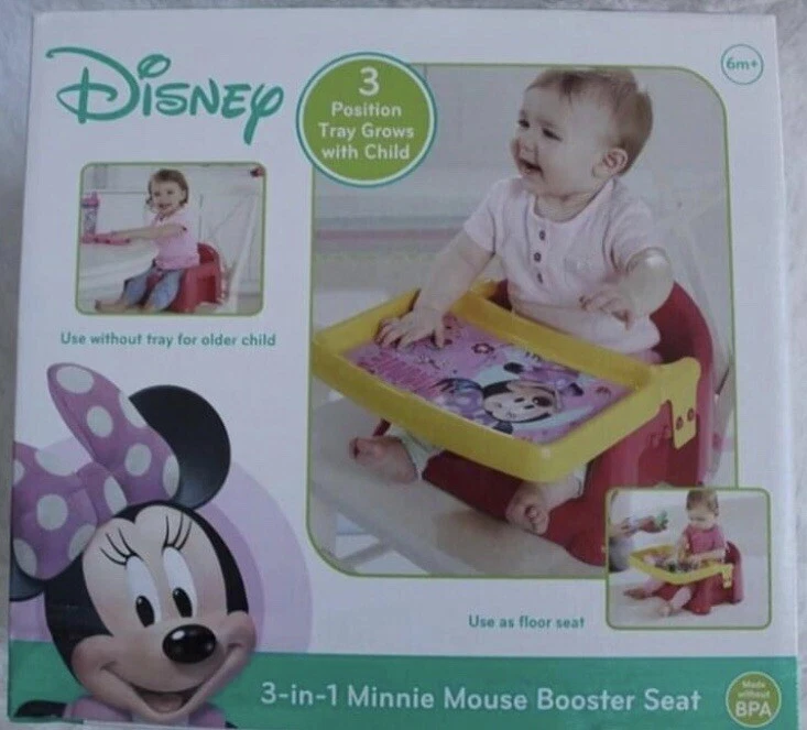 Minnie mouse booster seat with tray hot sale