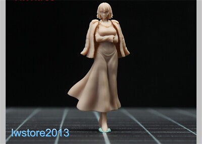 1/64 Dress Girl Coat Scene Props Miniatures Figures Model For Cars Vehicles Toys