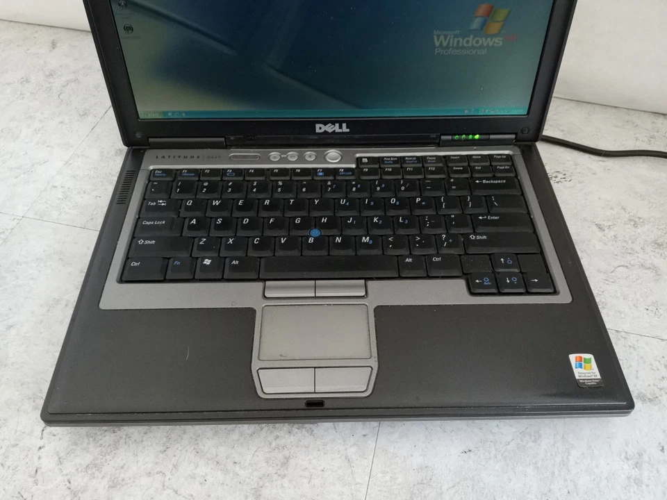 Dell D620 14" Laptop Intel Core Duo 2GB RAM 250GB HDD WinXP RS232 *READ* -RR - Image 2 of 4