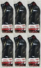 6 PAIRS Men's BLACK Snap-On Ankle Socks X-LARGE *FREE SHIP* MADE IN USA *NEW* XL