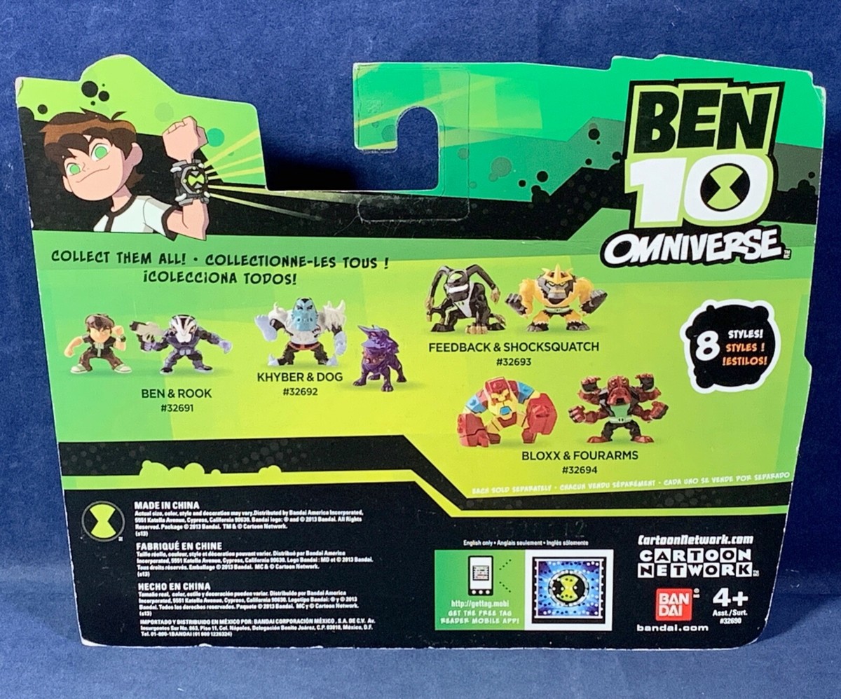 BEN TENNYSON & ROOK - Ben 10 Omniverse MINI FIGURES 2-Inch 2-Pack
