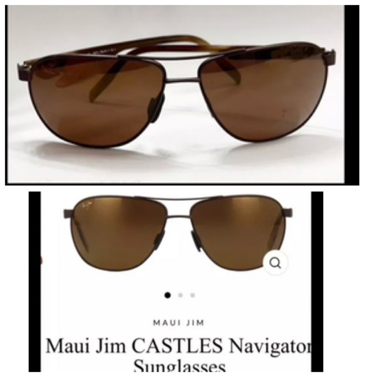 Maui Jim マウイジム CASTLES パイロットフレーム ブラウン Maui Jim マウイジム CASTLES パイロットフレーム ブラウン