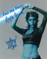 AMY ALLEN signed Autogramm 20x25cm STAR WARS in Person autograph AAYLA SECURA