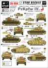 Star Decals, 35-954 , Decal for PzKpfw IV Ausf J. , 1:35