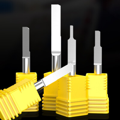 Tungsten steel Single-Edge Straight Milling Cutter CNC Carving Drill Bits