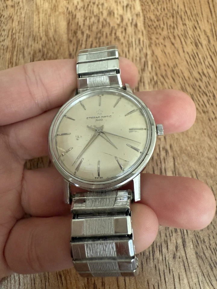 Vintage Eterna 3000 Matic Automatic Runs Foto 2 de 4