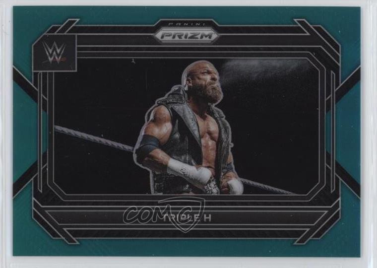 2023 Panini Prizm WWE Teal Prizm 13/49 Triple H #71 0ey4