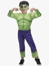 Spidey Amazing Friends Hulk Costume Toddler Size Dress Up Superhero Marvel 3T/4T