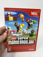 New Super Mario Bros. Wii (Wii, 2009) Japan Import CIB NTSC-J READ