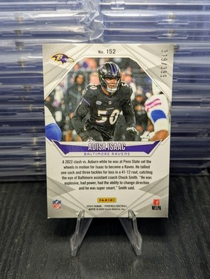 a+nation ARTIST CARD 未開封 10パック avex 2024 Panini Phoenix - Rookies Adisa Isaac #152 Team Helmet /399