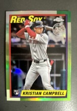 2025 Topps Chrome Update Series - 1990 Topps BB Kristian Campbell #90CU-19 (RC)