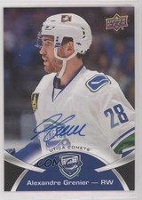 2015-16 Upper Deck AHL Auto Alexandre Grenier #45 Auto 0h1