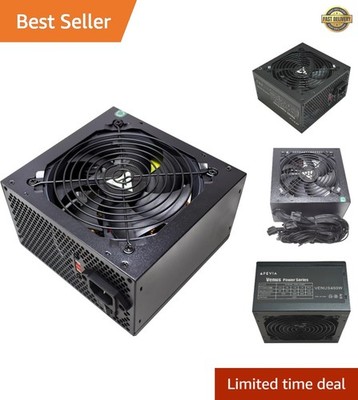 VENUS450W 450W ATX Power Supply with Auto-Thermally Controlled 120mm Fan, 115...