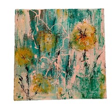 SALE  - ONLY £20. Original Acrylic Abstract Painting Entitled “summer meadow” 