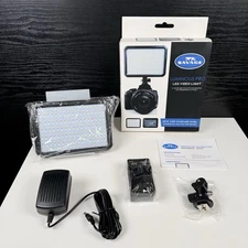 Luminous Pro On-Camera Bi-Color LED-204 Video Light - Battery Not Included