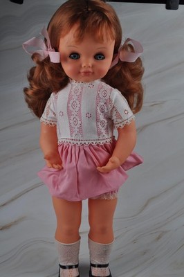 Vintage Sebino Doll Titti Mamma Di Cialdino Doll Musical Rock a Bye