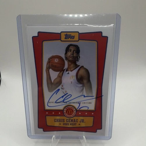 Topps 2025 Chrome McDonald's All American Chris Cenac Jr. Autograph