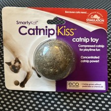 SmartyKat Catnip Kiss Toy Compressed Catnip New In Package