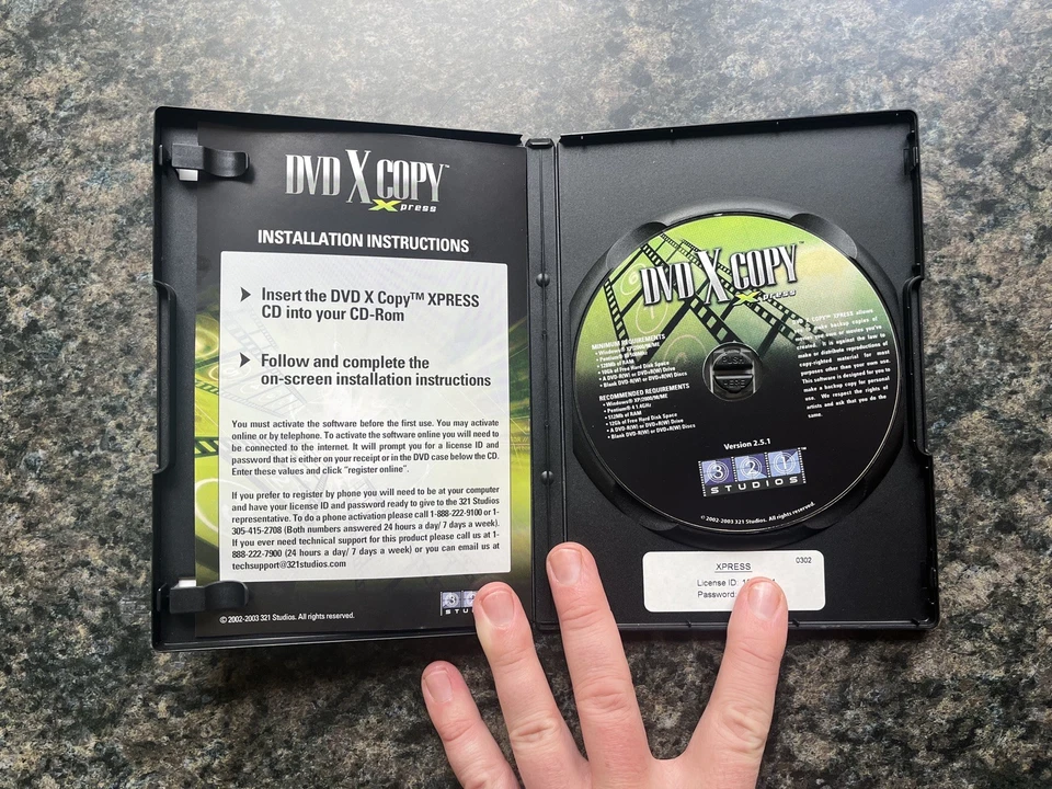 DVD Copy Xpress, Windows PC Backup Software Program, 321 Studios, FREE Ship - Image 3 of 3