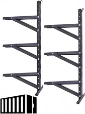 2Pack Shipping Container Shelving Rack Container Hanging Shelf Brackets, No-dril