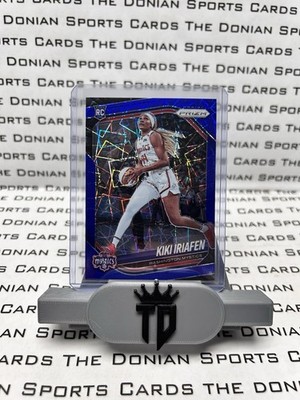 2025 Panini Prizm WNBA Kiki Iriafen Rookie Blue Velocity #72 Mystics RC