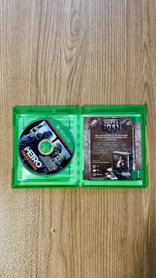 Metro Redux (Metro 2033 Redux & Metro Last Light Redux) Xbox One CIB LIKE NEW - Bild 3 von 4
