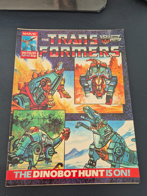 G1 Transformers #47 Marvel UK (1986), very good condition, bagged and boarded