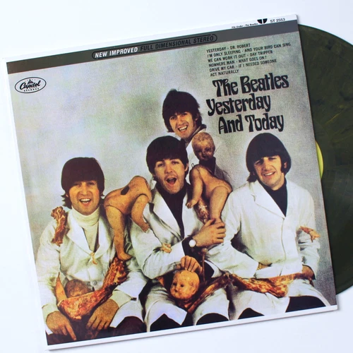 MARBLE COLOR VINYL THE BEATLES BUTCHER COVER YESTERDAY AND TODAY LP