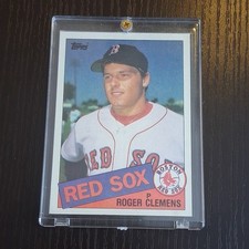 1985 Topps Roger Clemens Boston Red Sox #181 Rookie Baseball Card