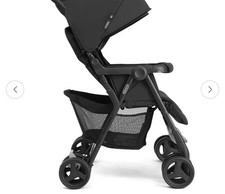 Graco Black Double Pushchair with Canopy, Safety Harness & Storage Basket