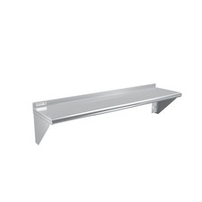 Stainless Steel Shelf 12x48 Inches, Heavy Duty Commercial Shelves Wall Mount ...