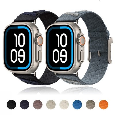 En Mer Sport Nylon Band for Apple Watch 11 10 9 8 7 6 SE 44/45/46/49mm Ultra 3 2
