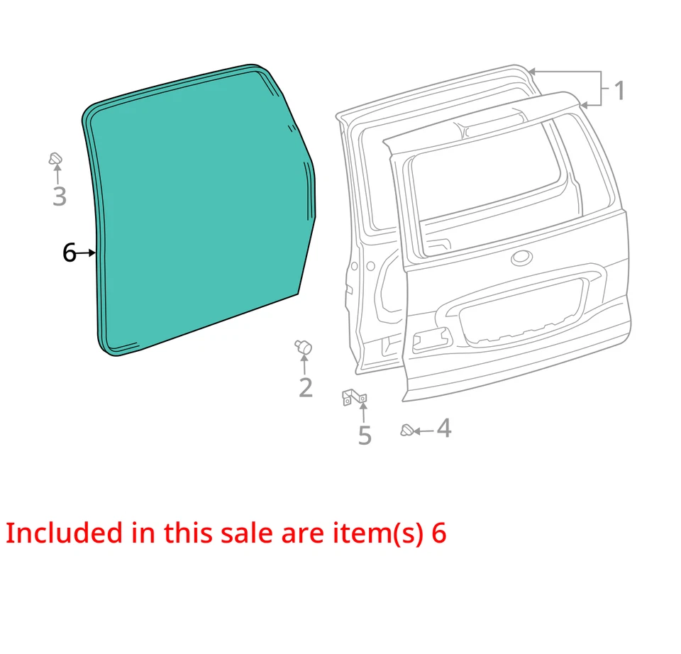 Restrip meteorológico puerta trasera Toyota Lexus OEM 67881-60131 6788160131 GX470 NUEVO Foto 2 de 3