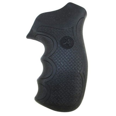 Pachmayr Diamond Pro Series Grip Black With Finger Grooves For Ruger GP100 02484