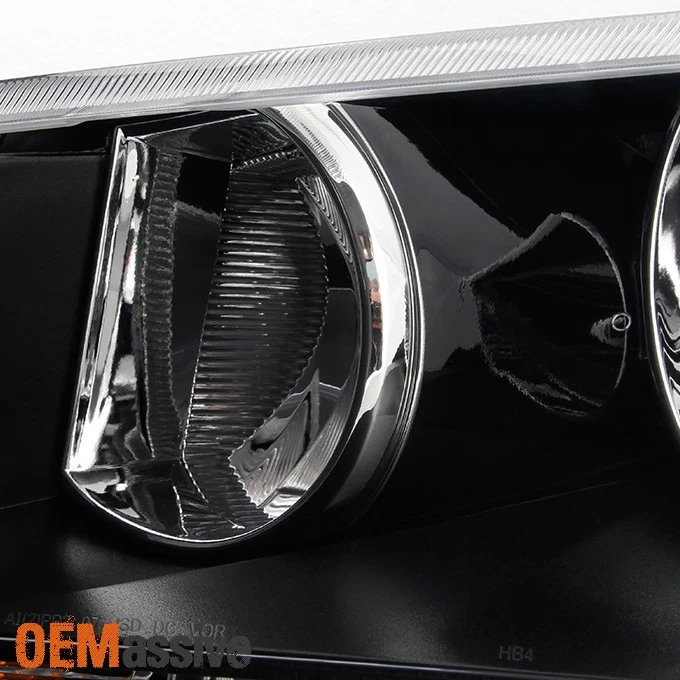 Se adapta a 08-14 Dodge Avenger faros negros luz izquierda + derecha 2008-2014 Foto 4 de 4