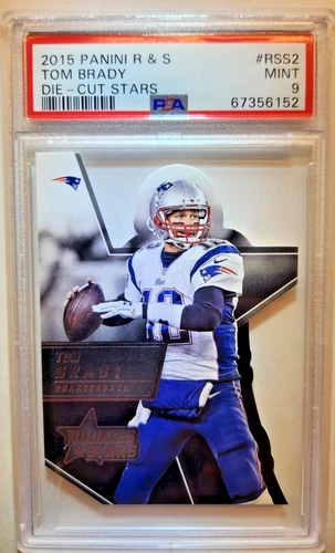 2015 Tom Brady Panini Rookies & Stars-Die Cut RSS2 PSA 9 Mint Patriots Low Pop.