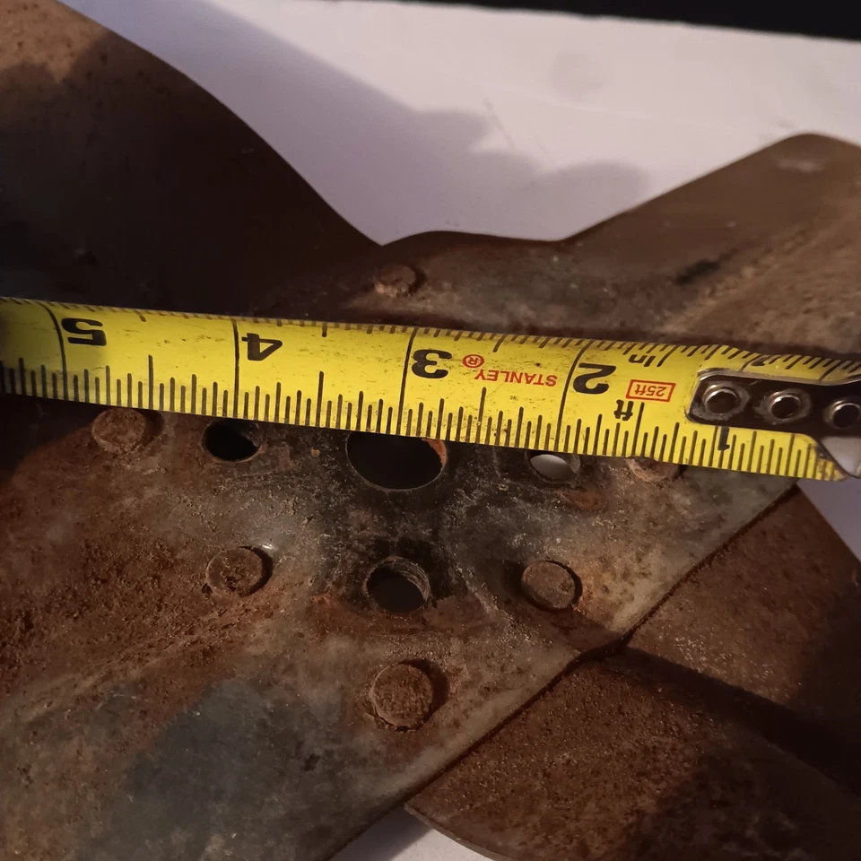 Ventilador de 4 aspas 1957 para Dodge, DeSoto, Plymouth y Chrysler V8 modelos (sin aire) Foto 3 de 4