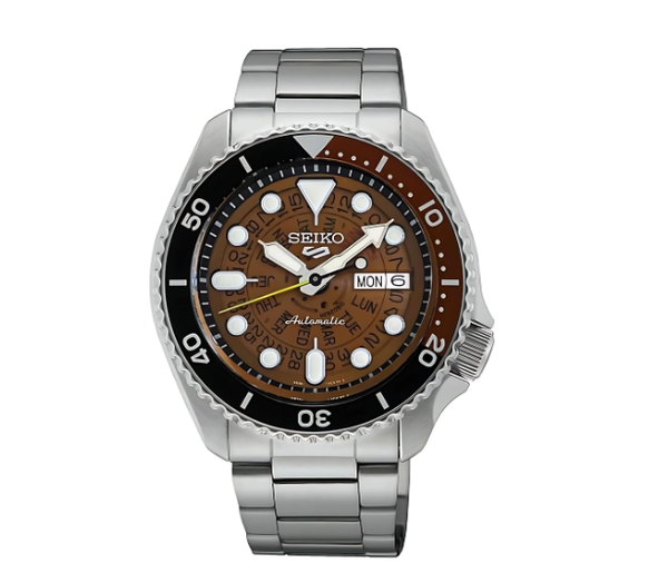 Seiko 5 Sports SRPJ47K1 SKX Style Edelstahl Transparent Zifferblatt Automatik-image