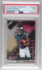 2021 Panini Clearly Donruss The Rookies Red 32/49 DeVonta Smith PSA 9 MINT 10ow