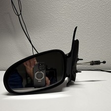 Oem Passenger Side Manual Remote Door Mirror Black 95-02 Saturn Sl Sl1 Sl2