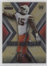 2021 Wild Card MATTE X-Plode Mega Box Chase Red - Gold X 3/3 Greg Rousseau 0q3