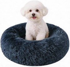 Cat Beds for Indoor Cats, Washable 20" Donut Pet Bed for Small Dogs Fluffy pet