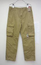 NWT Levi's Ace Cargos Pants Mens Tag 30x30 Real 30x29Tan Brown Cotton