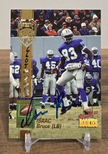 1994 SIGNATURE ROOKIES ISAAC BRUCE ROOKIE RC AUTO AUTOGRAPH #d/7750
