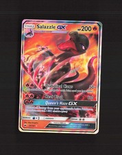 Salazzle GX 25/147 Ombre Brucianti Carta Pokemon Holo Ultra Rara LP