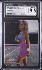 1997 BENCH WARMER CHROMIUM #4 OF 12 GRETCHEN STOCKDALE CGC 9.5
