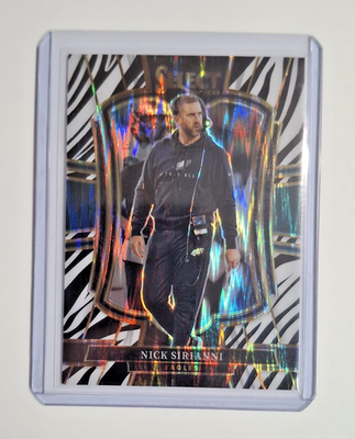 Nick Sirianni - 2025 Panini Select Zebra Shock Premier Level