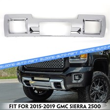 Chrome Front Bumper For Gmc Sierra 2500hd 3500hd 2015-2019 Skid Plate Panel Chrome Front Bumper For Gmc Sierra 2500hd 3500hd 2015-2019 Skid Plate Panel