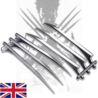 X-Men Wolverine Adamantium Claws Set Replica Cosplay Props Logan Claw pair