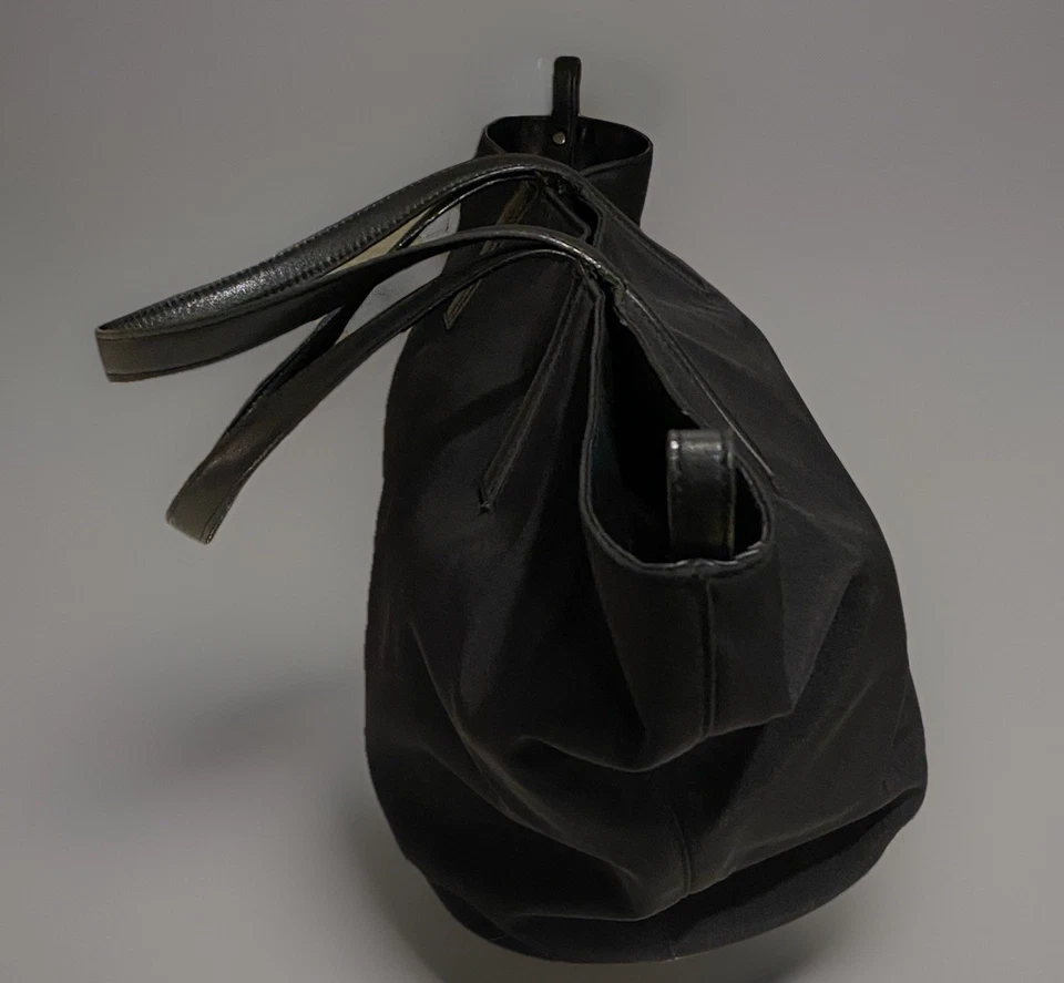 Bolso de Mano ZARA Negro Imitación Cuero Grande Bolso de Hombro Bolso de Mano Comprador Viaje $69 Foto 4 de 4